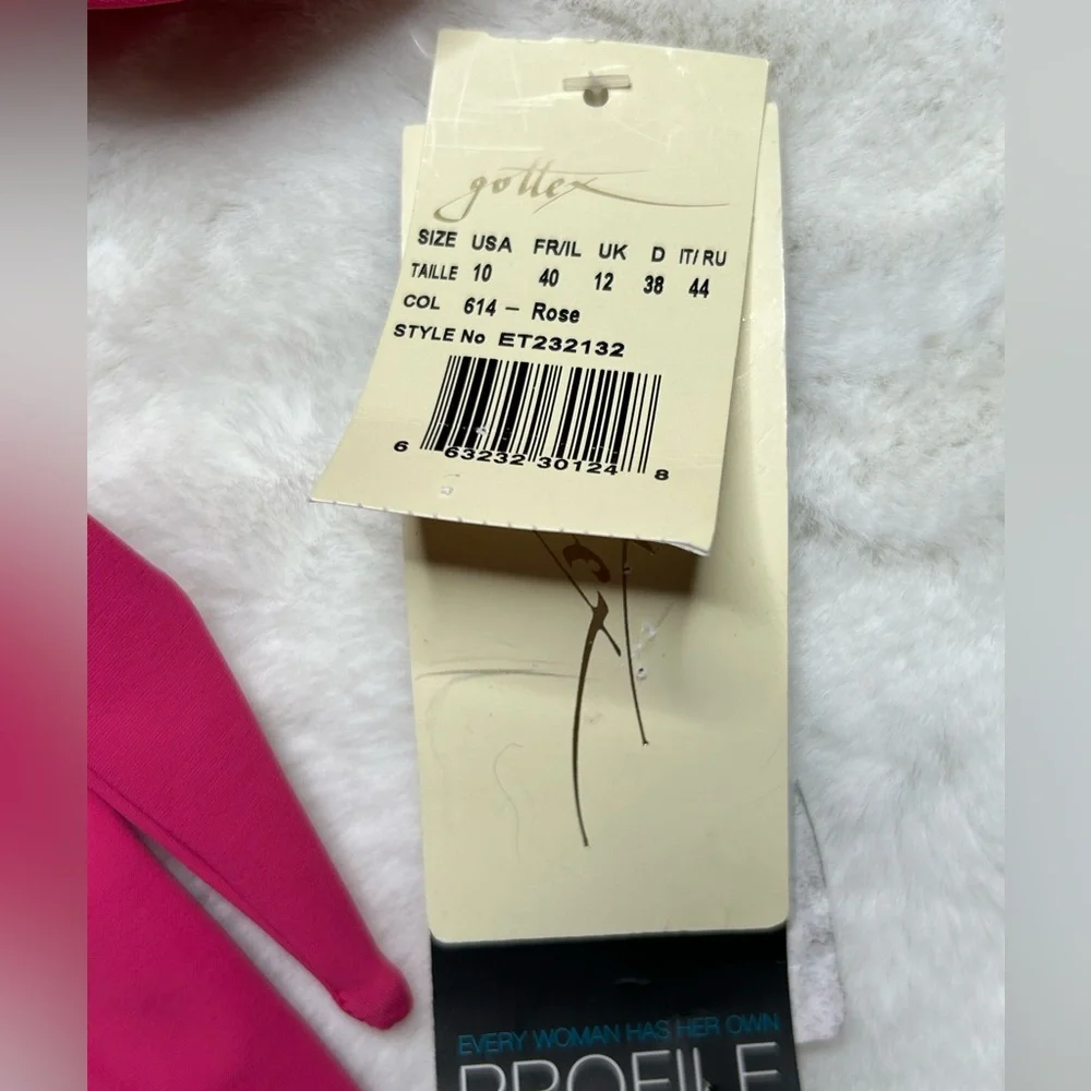 Profile by Gottex Rose Tutti Frutti 1 PC Surplice Style Swimsuit SIZE 10 NWT - Picture 3 of 3